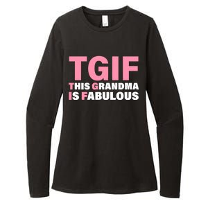 TGIF This Grandma Is Fabulous Womens CVC Long Sleeve Shirt