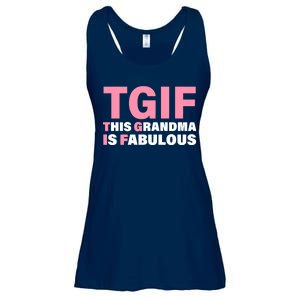 TGIF This Grandma Is Fabulous Ladies Essential Flowy Tank