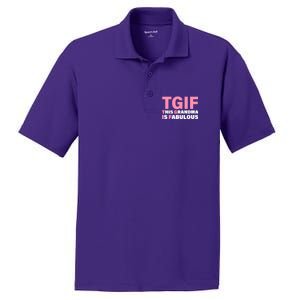 TGIF This Grandma Is Fabulous PosiCharge RacerMesh Polo