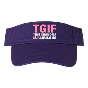 TGIF This Grandma Is Fabulous Valucap Bio-Washed Visor