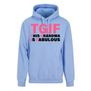 TGIF This Grandma Is Fabulous Unisex Surf Hoodie