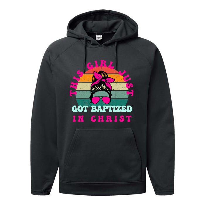 This Girl Just Got Baptized For Baptism Performance Fleece Hoodie