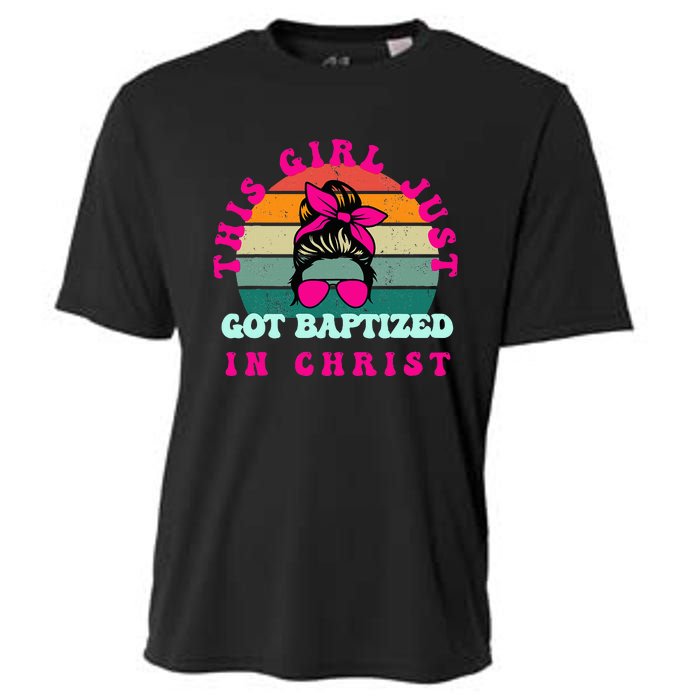 This Girl Just Got Baptized For Baptism Cooling Performance Crew T-Shirt