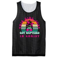 This Girl Just Got Baptized For Baptism Mesh Reversible Basketball Jersey Tank