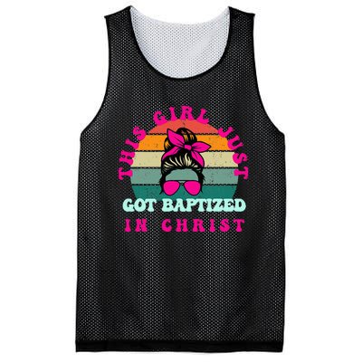 This Girl Just Got Baptized For Baptism Mesh Reversible Basketball Jersey Tank