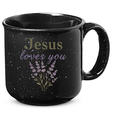 Teen Girl Jesus Loves You Christian Faith Godsister Mom 15oz Campfire Ceramic Mug