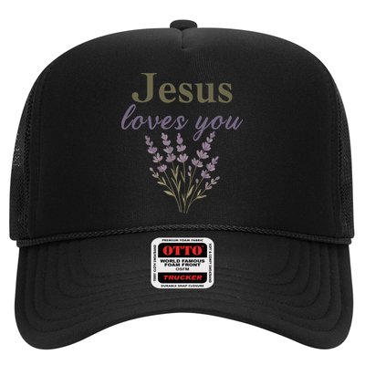 Teen Girl Jesus Loves You Christian Faith Godsister Mom Hat