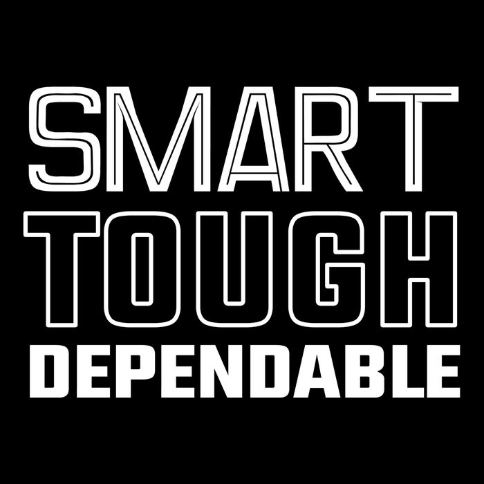 Talkin Giants Joe Schoen Smart Tough Dependable Button