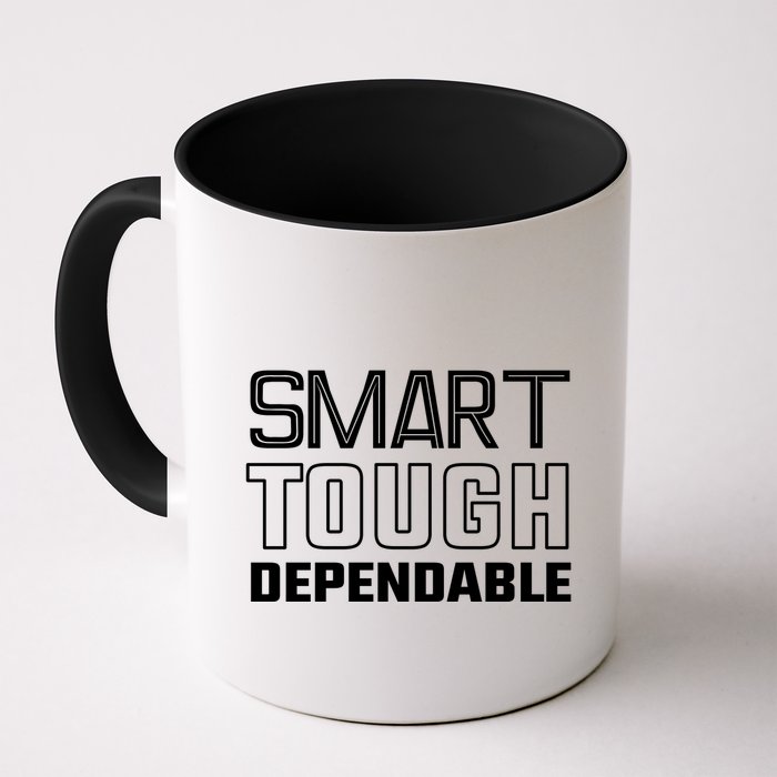Talkin Giants Joe Schoen Smart Tough Dependable Mug
