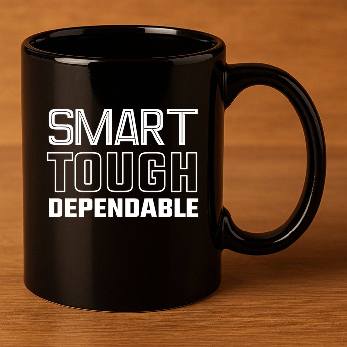 Talkin Giants Joe Schoen Smart Tough Dependable 11oz C Handle Ceramic Mug