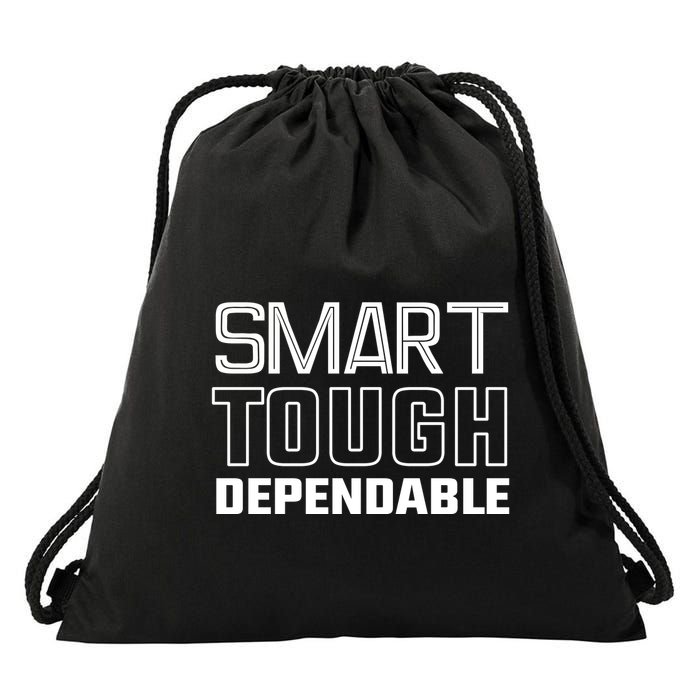Talkin Giants Joe Schoen Smart Tough Dependable Drawstring Bag