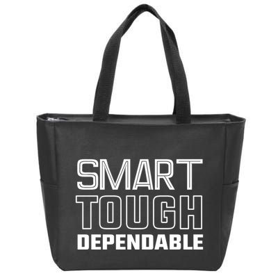 Talkin Giants Joe Schoen Smart Tough Dependable Zip Tote Bag