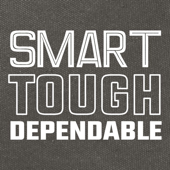 Talkin Giants Joe Schoen Smart Tough Dependable Cotton Canvas Backpack