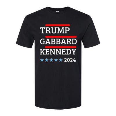 Trump Gabbard Kennedy 2024 Election Softstyle CVC T-Shirt