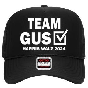 Team Gus Kamala 2024 High Crown Mesh Back Trucker Hat