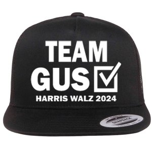 Team Gus Kamala 2024 Flat Bill Trucker Hat