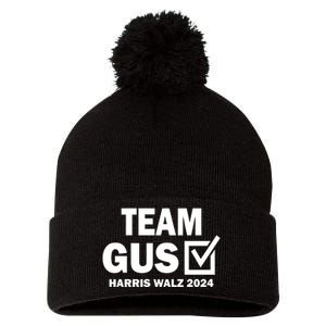 Team Gus Kamala 2024 Pom Pom 12in Knit Beanie