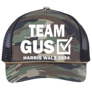 Team Gus Kamala 2024 Retro Rope Trucker Hat Cap