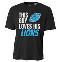 This Guy Loves His Lions Cooling Performance Crew T-Shirt