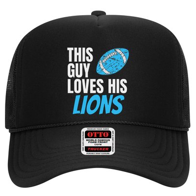 This Guy Loves His Lions Trucker Hat