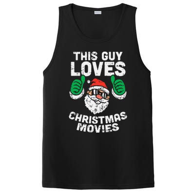 This Guy Loves Christmas Movies Santa Matching Xmas Gift PosiCharge Competitor Tank