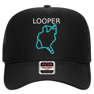 The Great Loop Looper Boating High Crown Mesh Back Trucker Hat