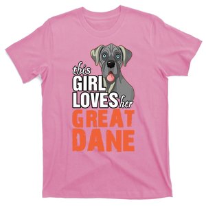 This Girl Loves Her Great Dane T-Shirt