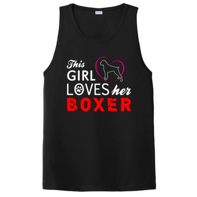 This Girl Loves Her Boxer Funny Dog PosiCharge Competitor Tank