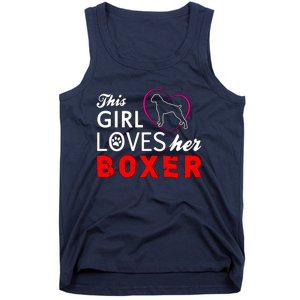 This Girl Loves Her Boxer Funny Dog Tank Top