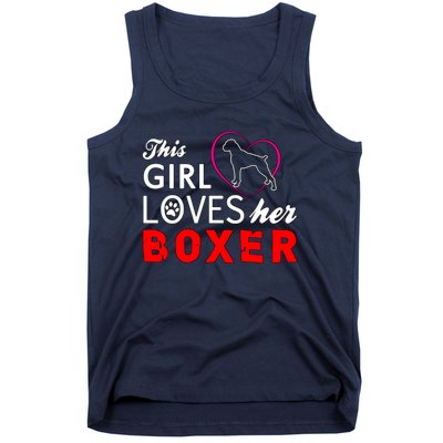 This Girl Loves Her Boxer Funny Dog Tank Top