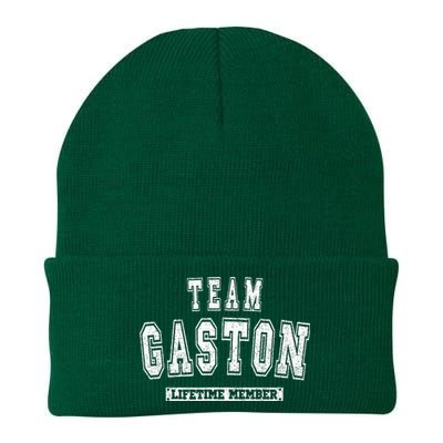 Team Gaston Lifetime Member Family Last Name Knit Cap Winter Beanie