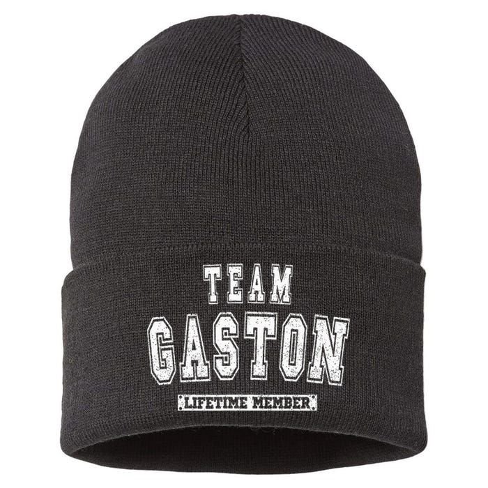 Team Gaston Lifetime Member Family Last Name Sustainable Knit Beanie