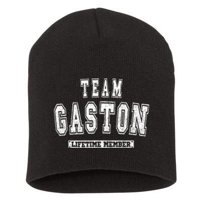 Team Gaston Lifetime Member Family Last Name Short Acrylic Beanie