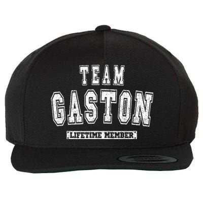 Team Gaston Lifetime Member Family Last Name Wool Snapback Cap