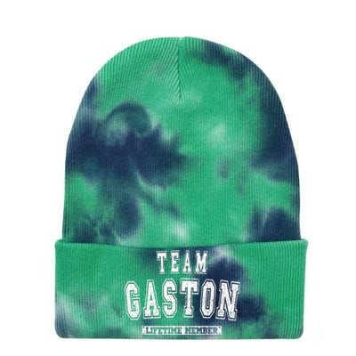 Team Gaston Lifetime Member Family Last Name Tie Dye 12in Knit Beanie