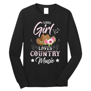 This Girl Loves Country Music Long Sleeve Shirt