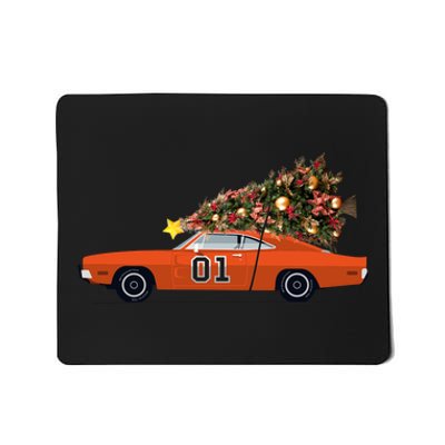 The General Lee Car Christmas Tree Mousepad