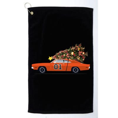 The General Lee Car Christmas Tree Platinum Collection Golf Towel