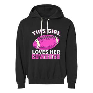 This Girl Loves Her Cow Garment-Dyed Fleece Hoodie