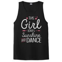 This Girl Loves Sunshine And Dance Cute Girls Women Dancers PosiCharge Competitor Tank