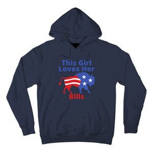 This Girl Loves Her Buffalo Bills Funny Tall Hoodie