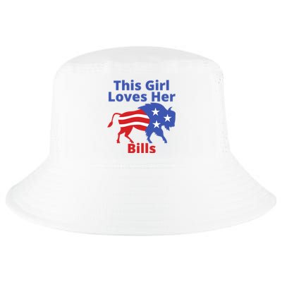 This Girl Loves Her Buffalo Bills Funny Cool Comfort Performance Bucket Hat