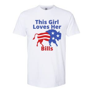 This Girl Loves Her Buffalo Bills Funny Softstyle CVC T-Shirt