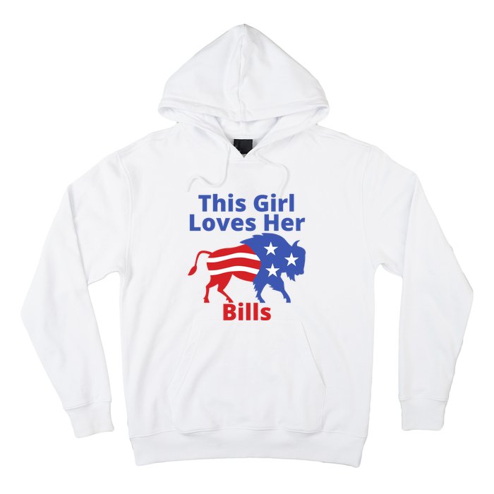 This Girl Loves Her Buffalo Bills Funny Hoodie