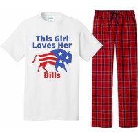 This Girl Loves Her Buffalo Bills Funny Pajama Set