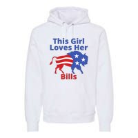 This Girl Loves Her Buffalo Bills Funny Premium Hoodie