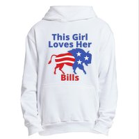 This Girl Loves Her Buffalo Bills Funny Urban Pullover Hoodie