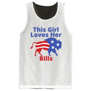 This Girl Loves Her Buffalo Bills Funny Mesh Reversible Basketball Jersey Tank