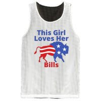 This Girl Loves Her Buffalo Bills Funny Mesh Reversible Basketball Jersey Tank