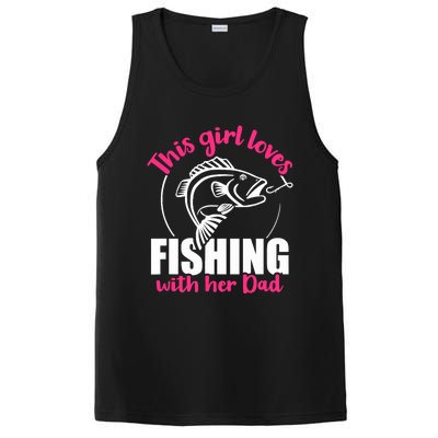 This girl loves fishing with her dad PosiCharge Competitor Tank